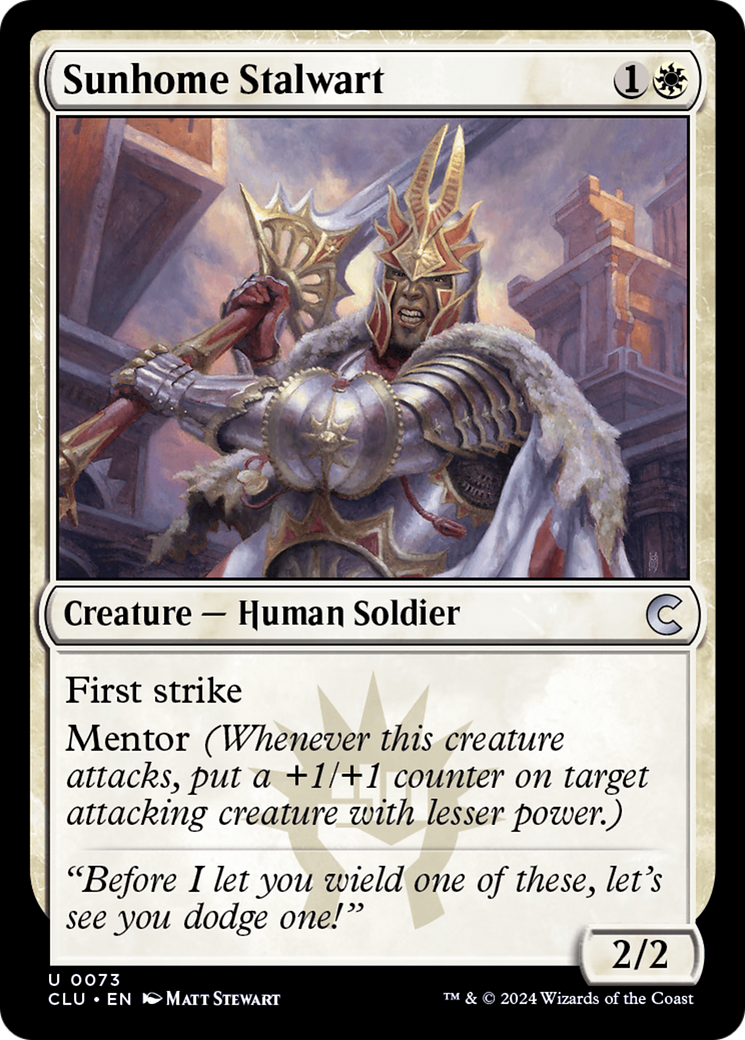 Sunhome Stalwart [Ravnica: Clue Edition] | Grognard Games