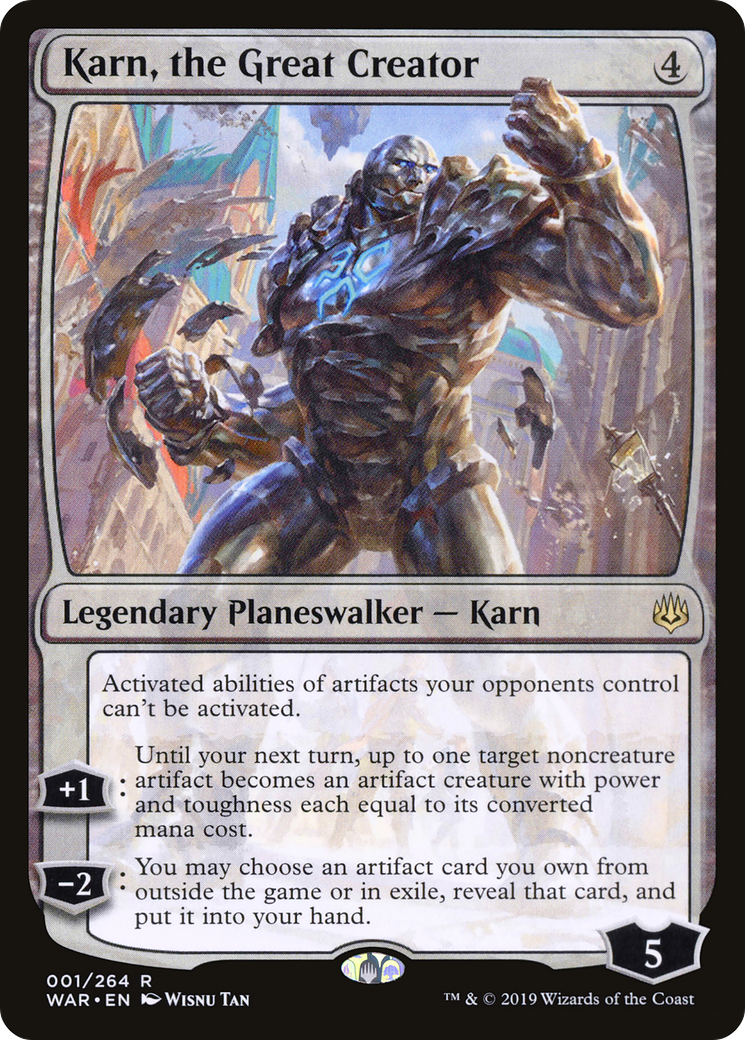Karn, the Great Creator [War of the Spark] | Grognard Games