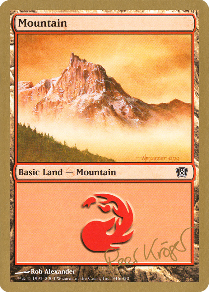 Mountain (pk346) (Peer Kroger) [World Championship Decks 2003] | Grognard Games