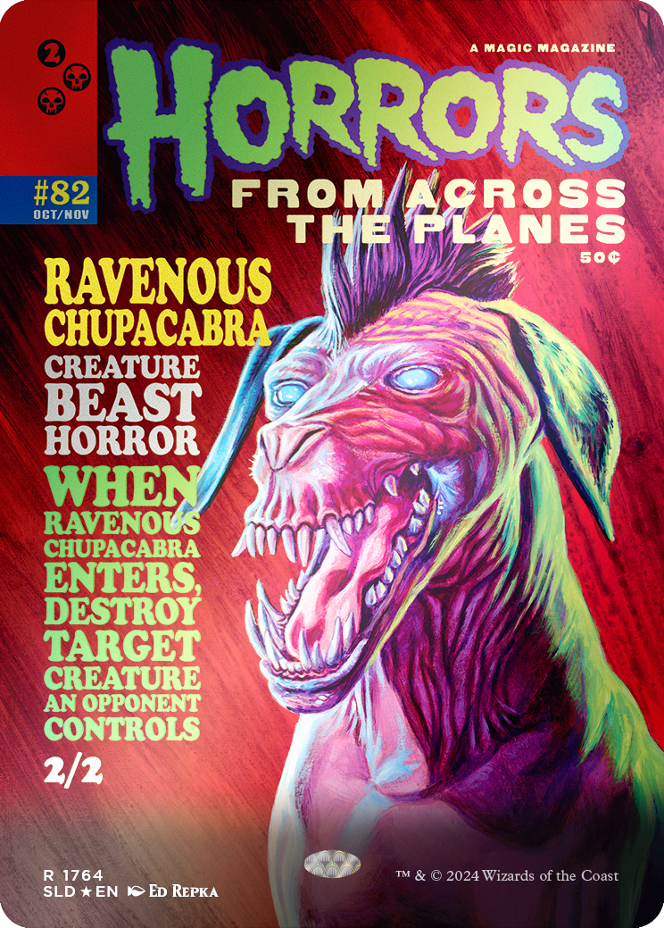 Ravenous Chupacabra (1764) (Rainbow Foil) [Secret Lair Drop Series] | Grognard Games
