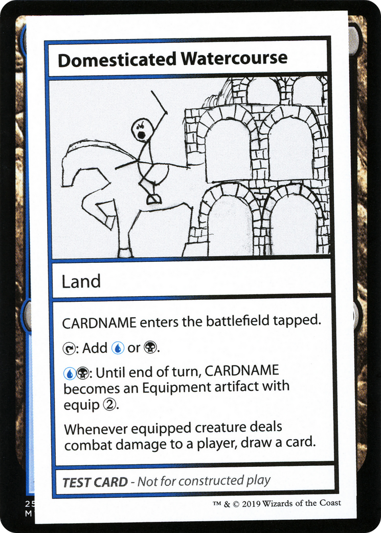 Domesticated Watercourse (2021 Edition) [Mystery Booster Playtest Cards] | Grognard Games