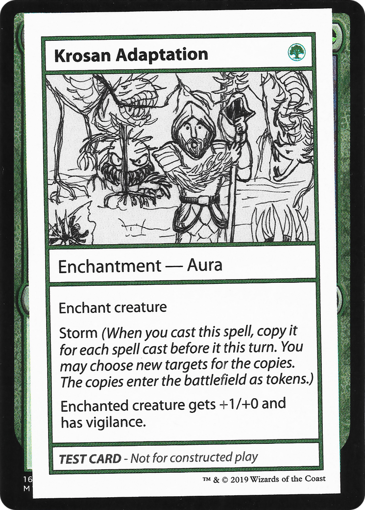 Krosan Adaptation (2021 Edition) [Mystery Booster Playtest Cards] | Grognard Games