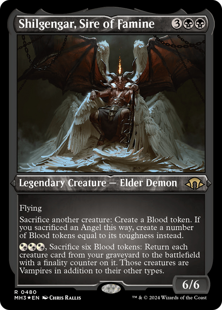 Shilgengar, Sire of Famine (MH3-480) - Modern Horizons 3 Foil | Grognard Games