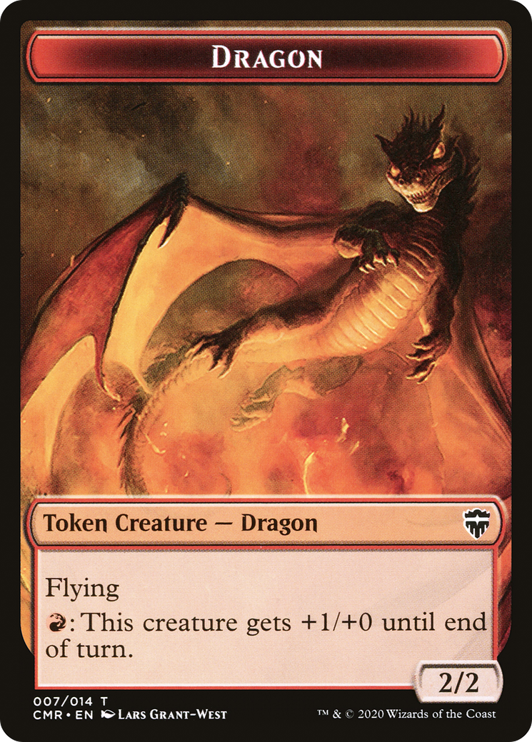 Dragon (CMR-007) - Commander Legends Tokens Foil | Grognard Games