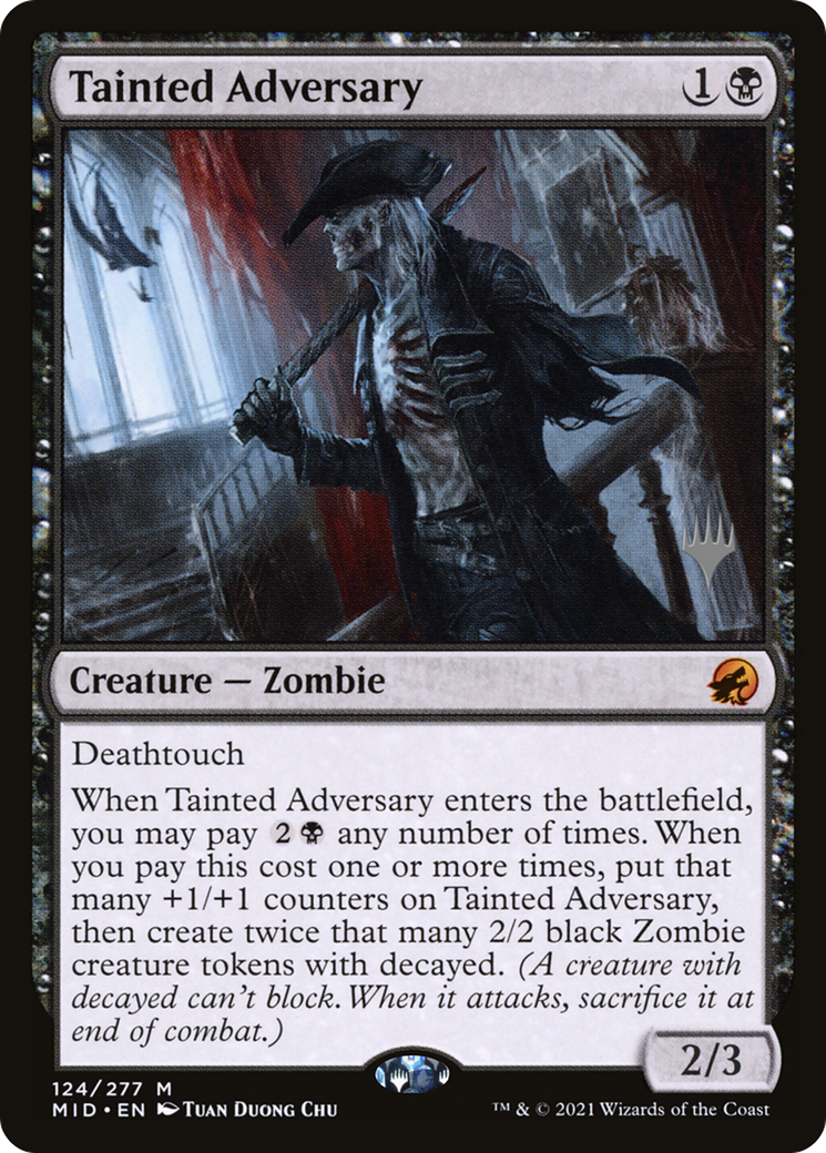 Tainted Adversary (Promo Pack) [Innistrad: Midnight Hunt Promos] | Grognard Games