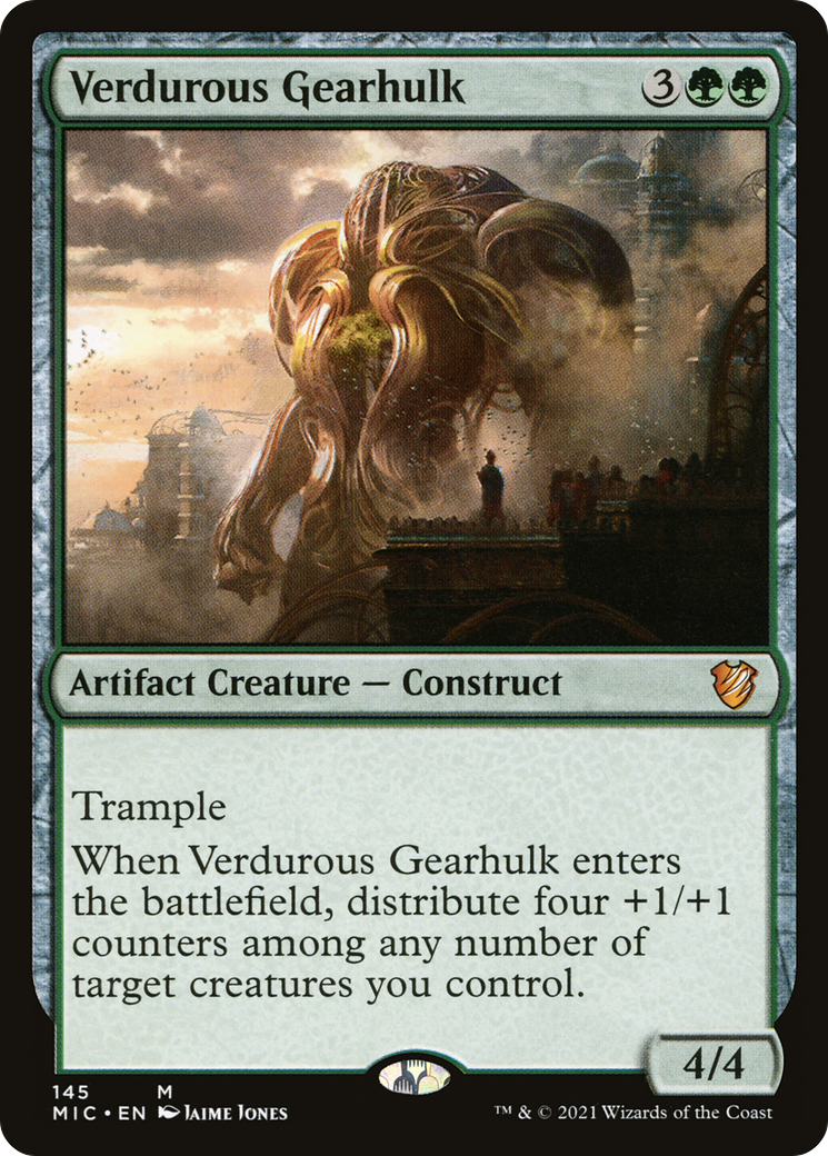 Verdurous Gearhulk [Innistrad: Midnight Hunt Commander] | Grognard Games