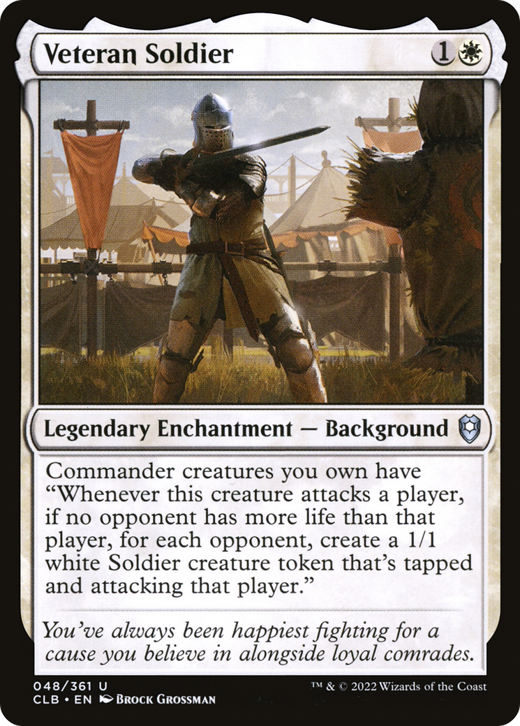 Veteran Soldier [Commander Legends: Battle for Baldur's Gate] | Grognard Games