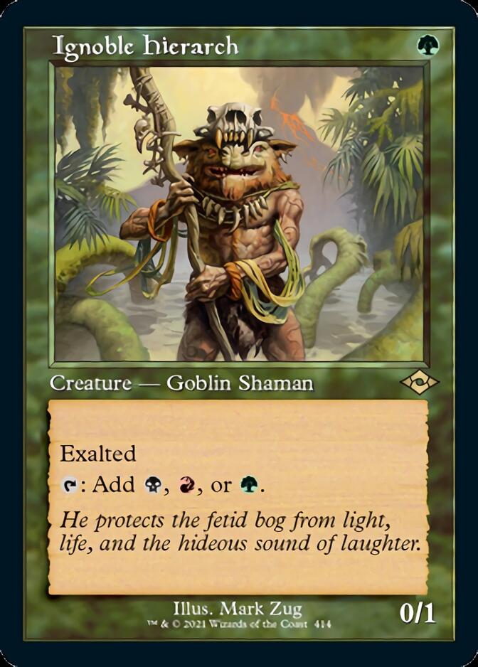 Ignoble Hierarch (Retro Foil Etched) [Modern Horizons 2] | Grognard Games