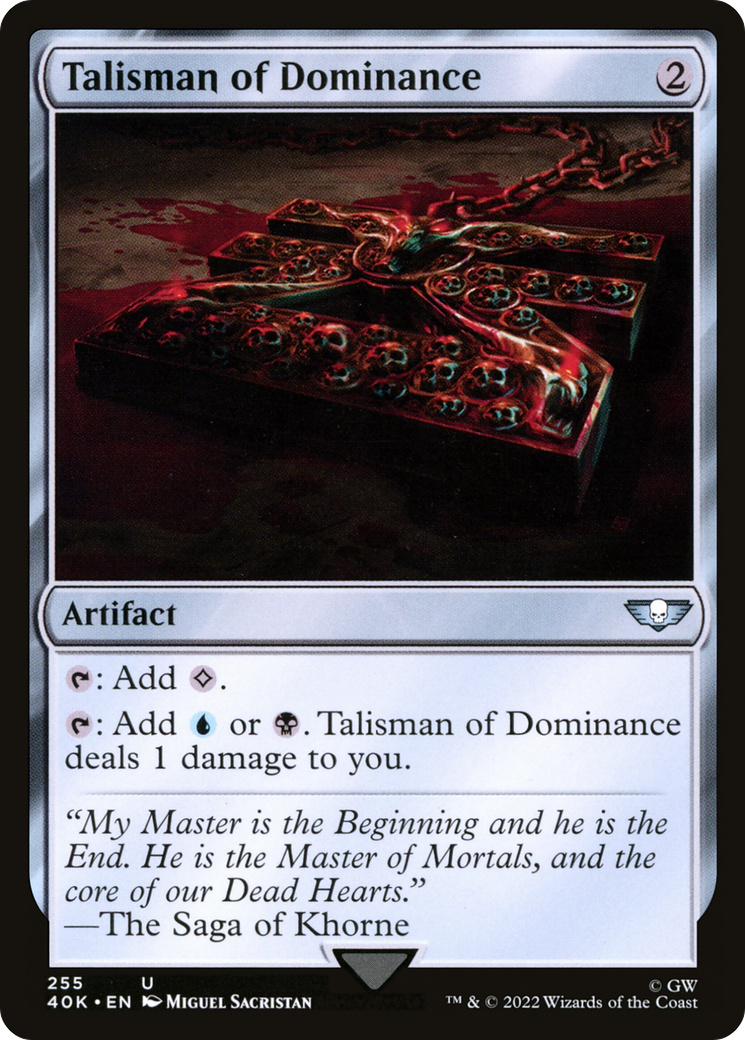 Talisman of Dominance (255) [Universes Beyond: Warhammer 40,000] | Grognard Games
