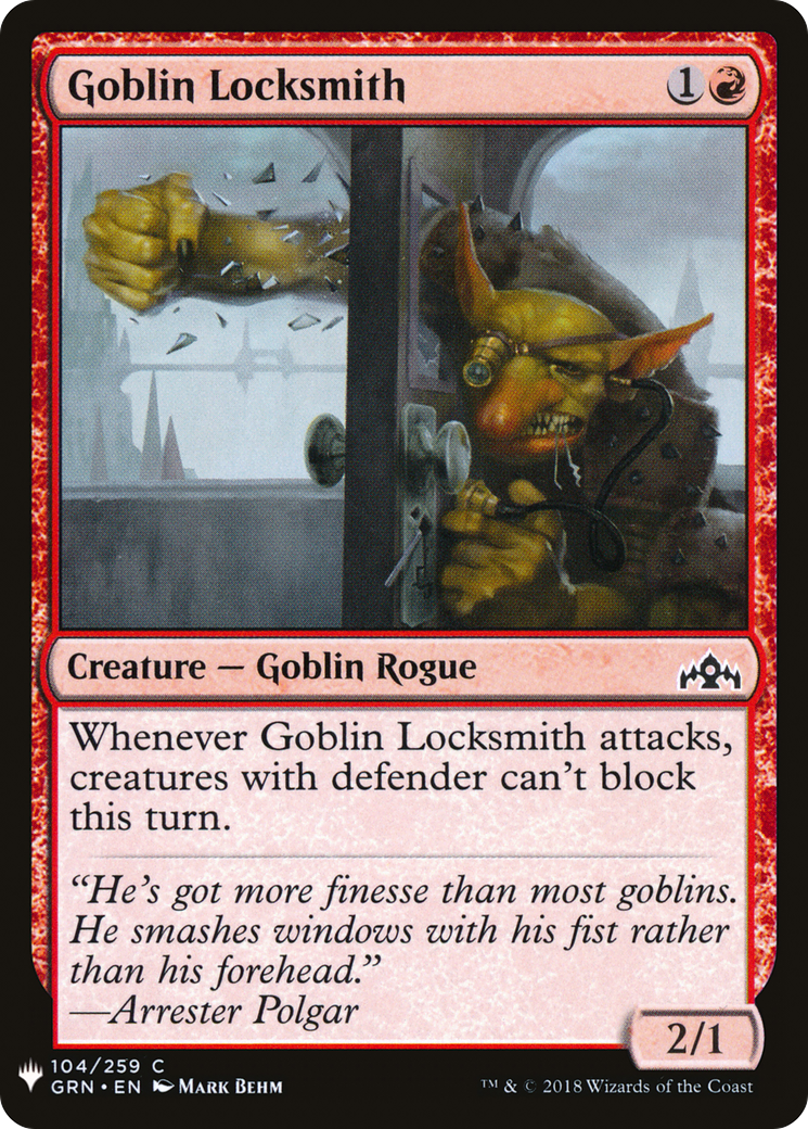 Goblin Locksmith [Mystery Booster] | Grognard Games