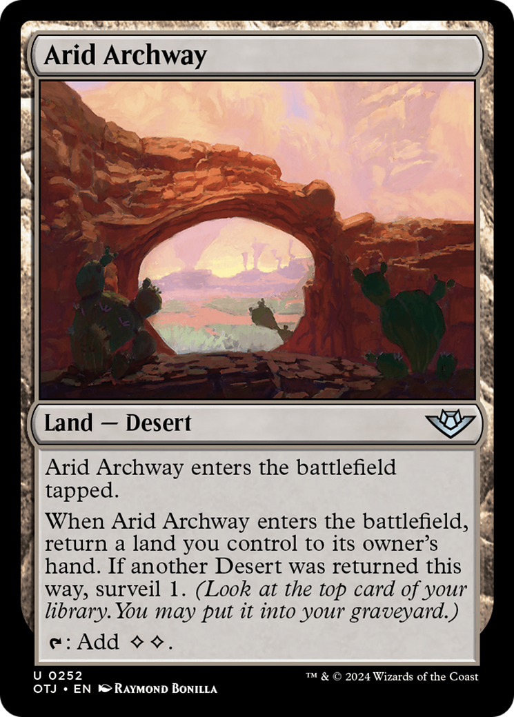 Arid Archway [Outlaws of Thunder Junction] | Grognard Games