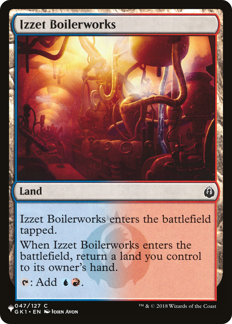 Izzet Boilerworks (GK1) [The List Reprints] | Grognard Games