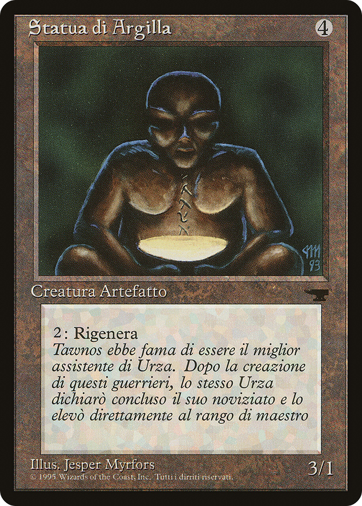 Clay Statue (Italian) - "Statua di Argilla" [Rinascimento] | Grognard Games