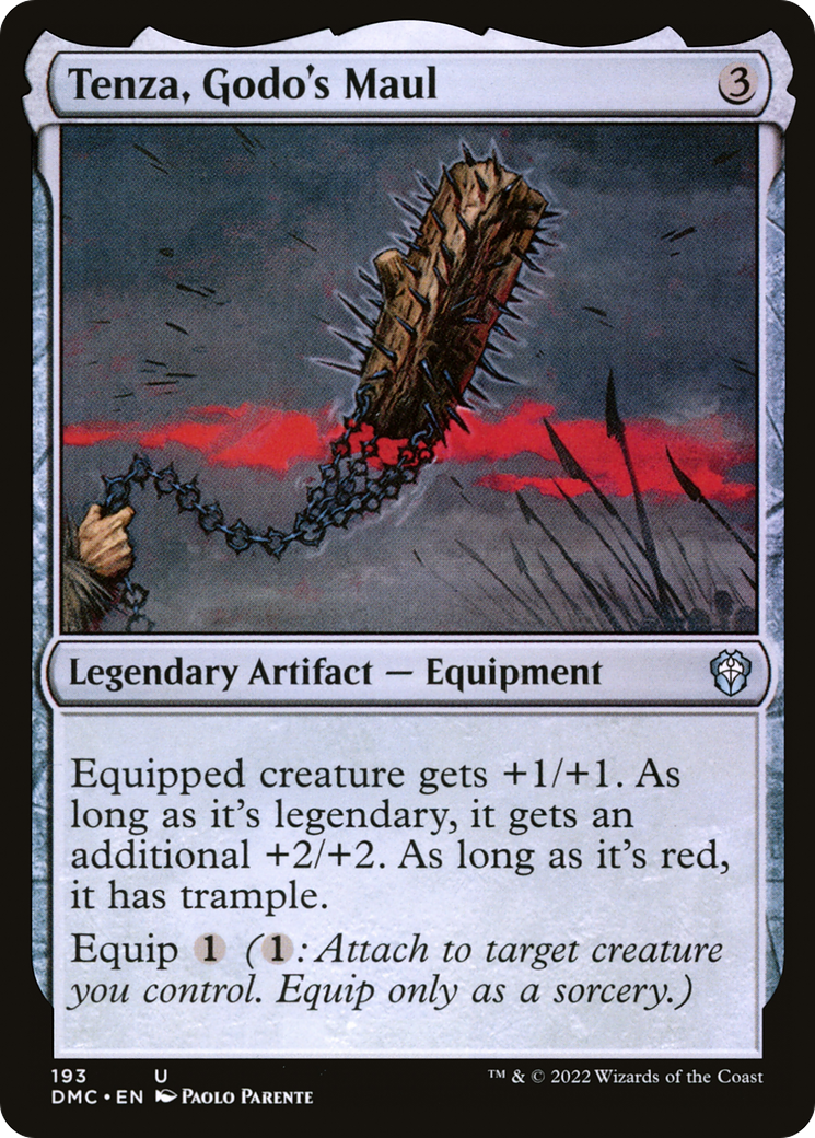 Tenza, Godo's Maul [Dominaria United Commander] | Grognard Games