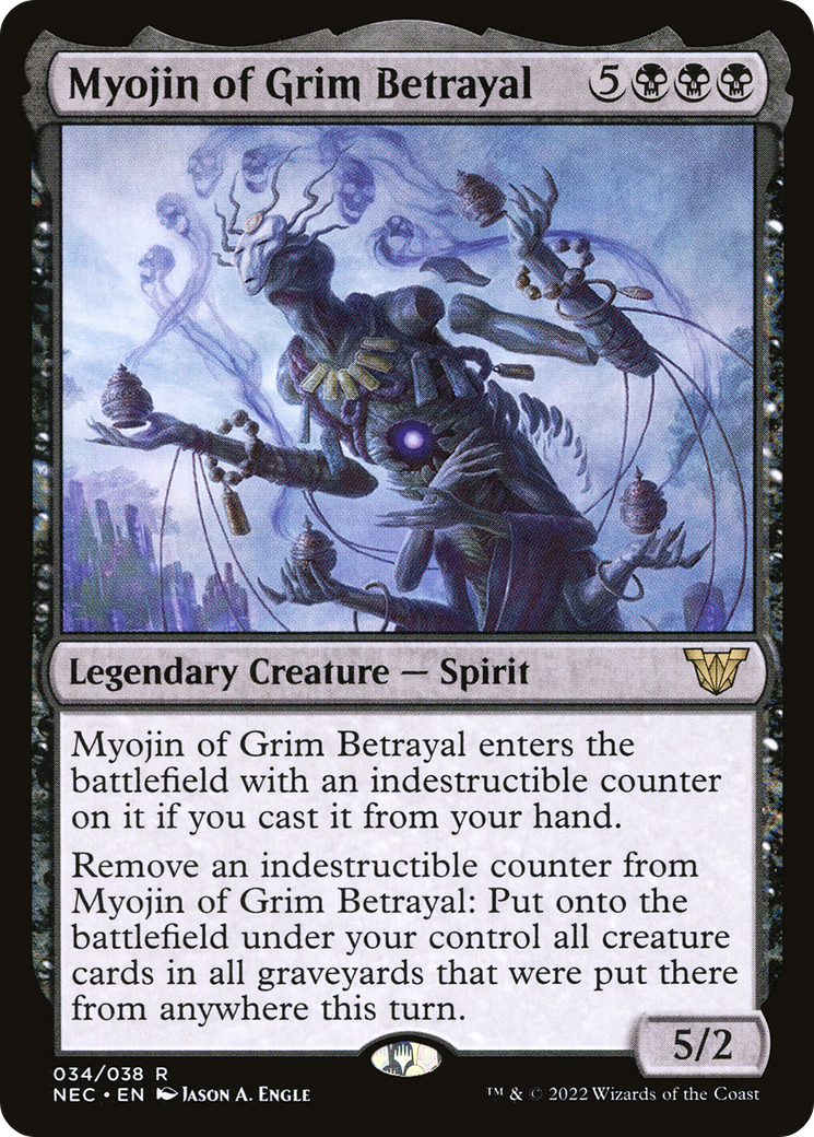 Myojin of Grim Betrayal [Kamigawa: Neon Dynasty Commander] | Grognard Games