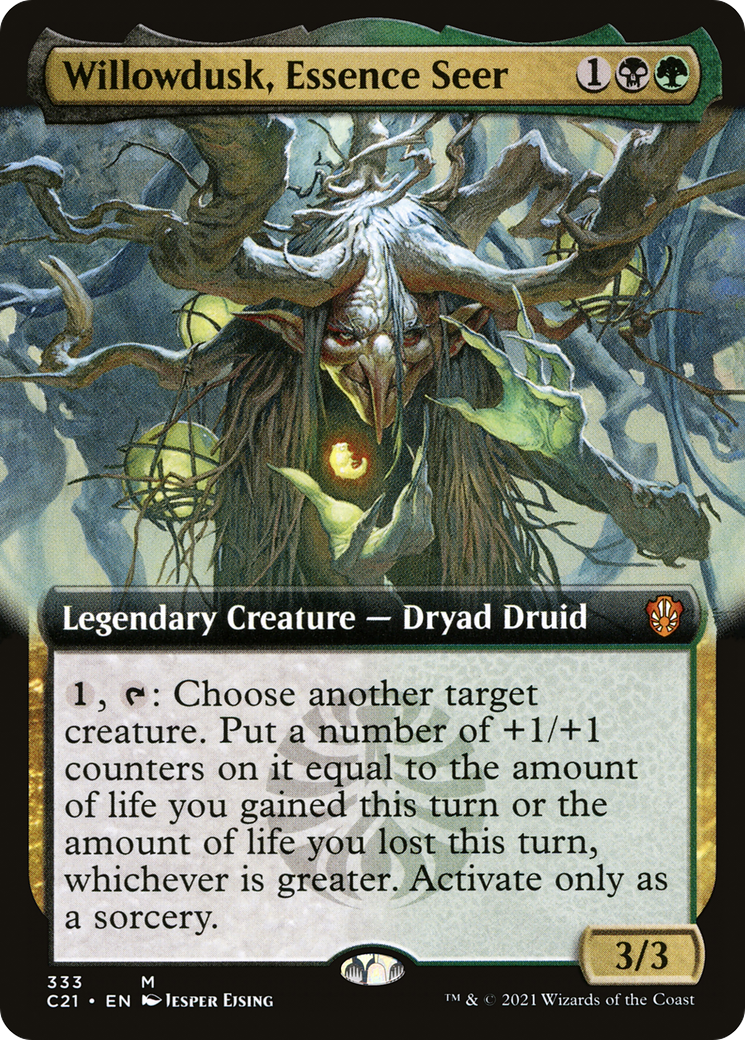 Willowdusk, Essence Seer (Extended) [Commander 2021] | Grognard Games