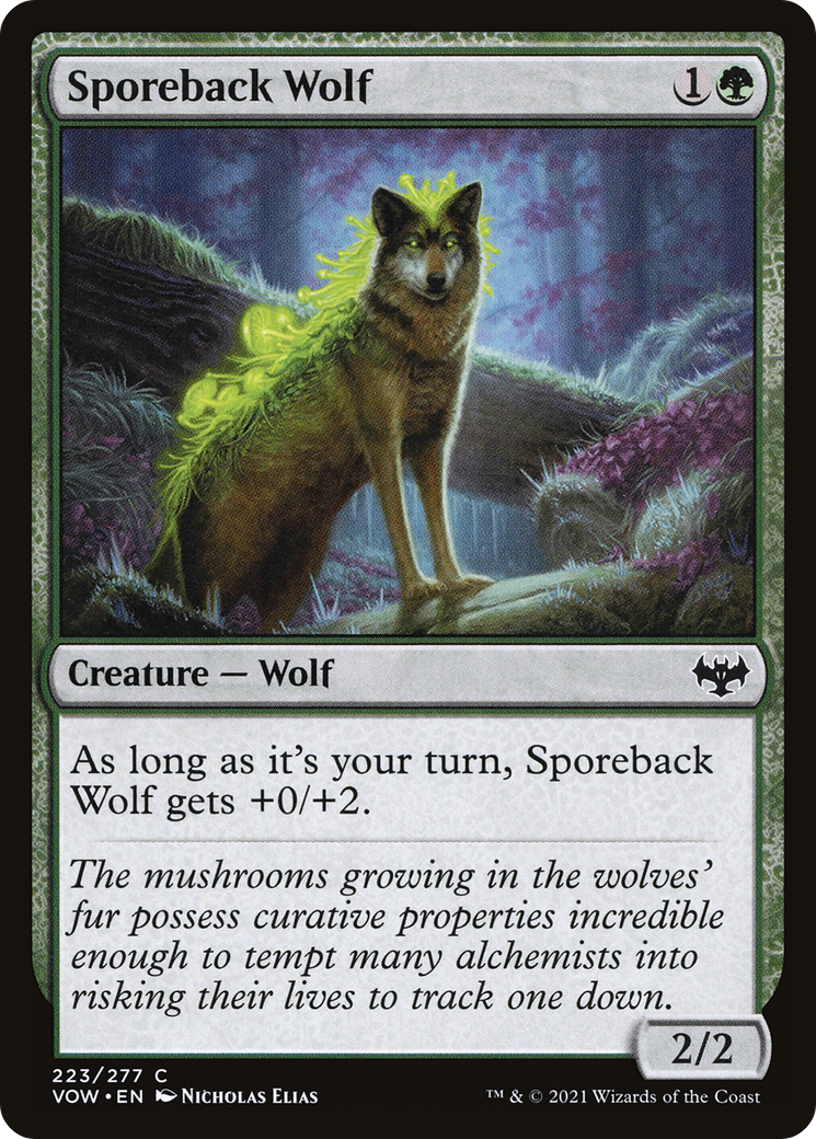 Sporeback Wolf [Innistrad: Crimson Vow] | Grognard Games