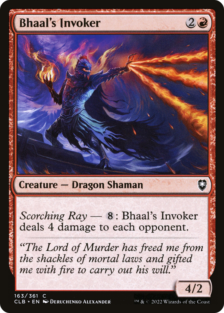Bhaal's Invoker [Commander Legends: Battle for Baldur's Gate] | Grognard Games