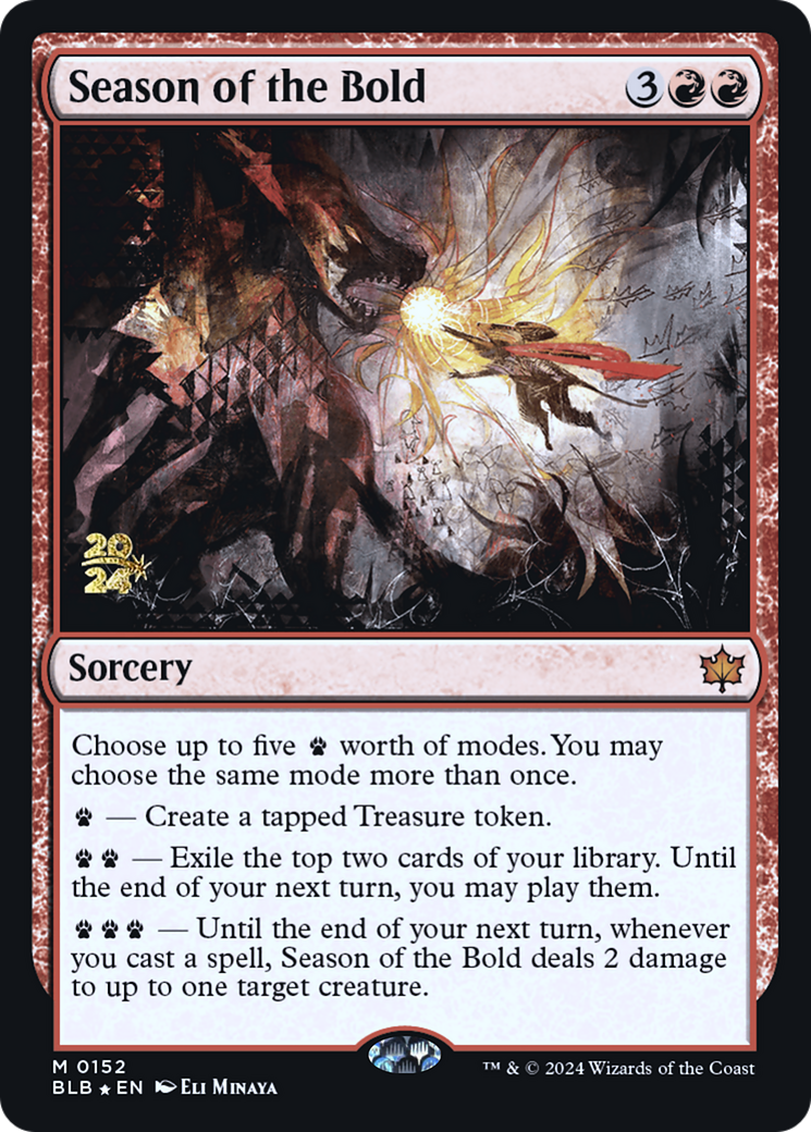 Season of the Bold [Bloomburrow Prerelease Promos] | Grognard Games