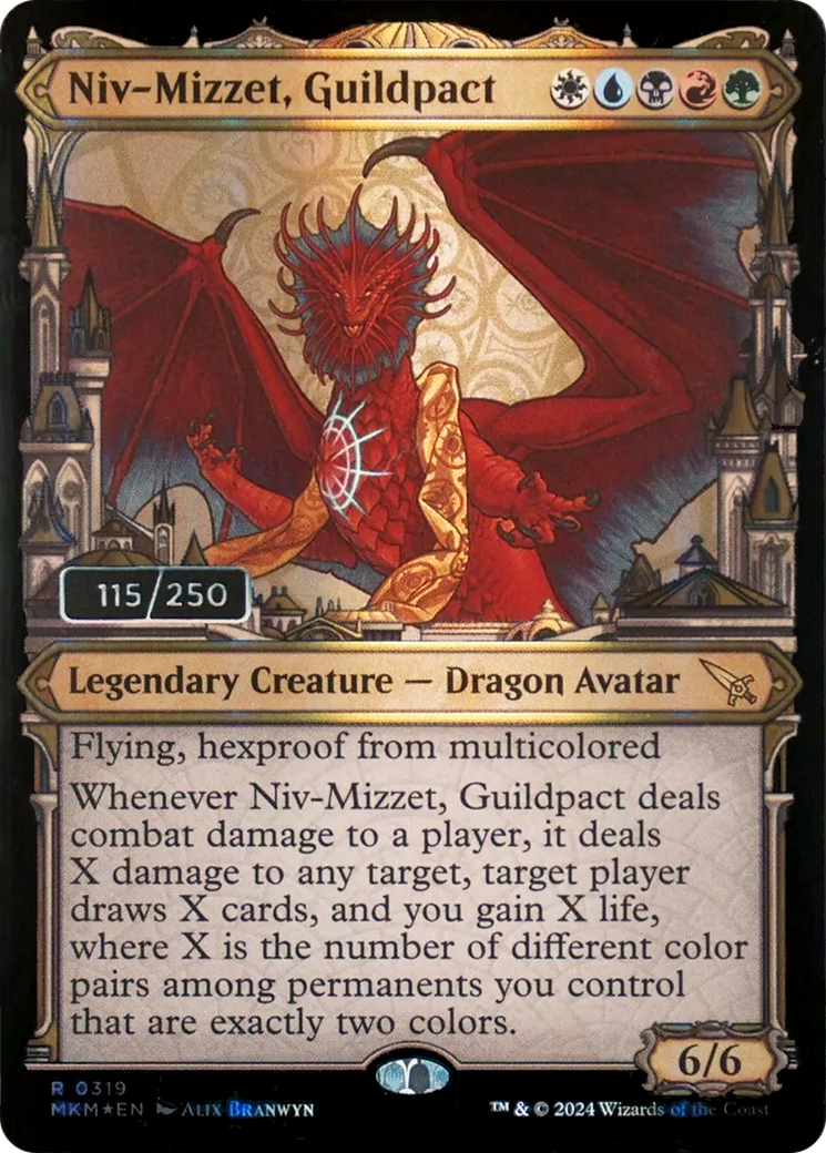 Niv-Mizzet, Guildpact (Serialized) [Murders at Karlov Manor] | Grognard Games