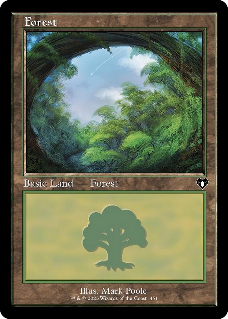 Forest (451) (Retro) [Commander Masters] | Grognard Games