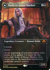Sorin of House Markov // Sorin, Ravenous Neonate (Borderless) (Textured Foil) [Modern Horizons 3] | Grognard Games
