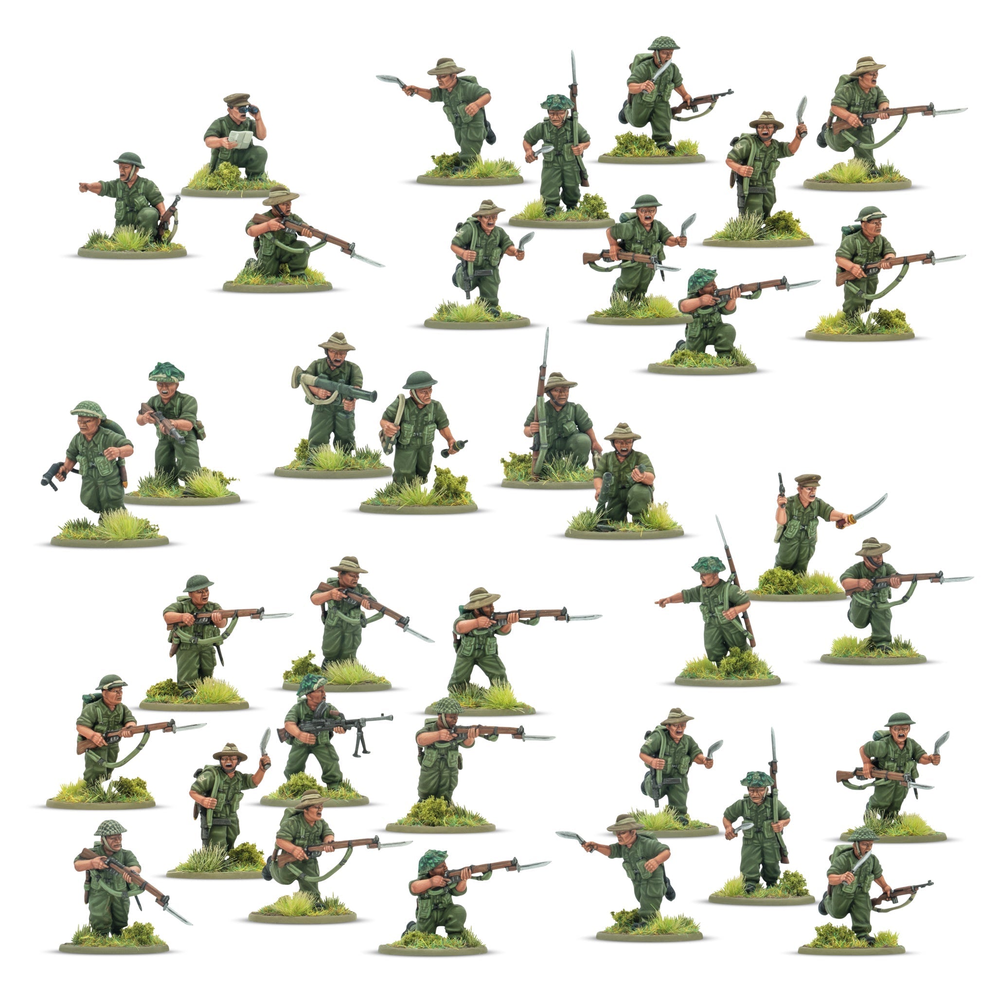 Bolt Action - Gurkha Infantry Platoon | Grognard Games