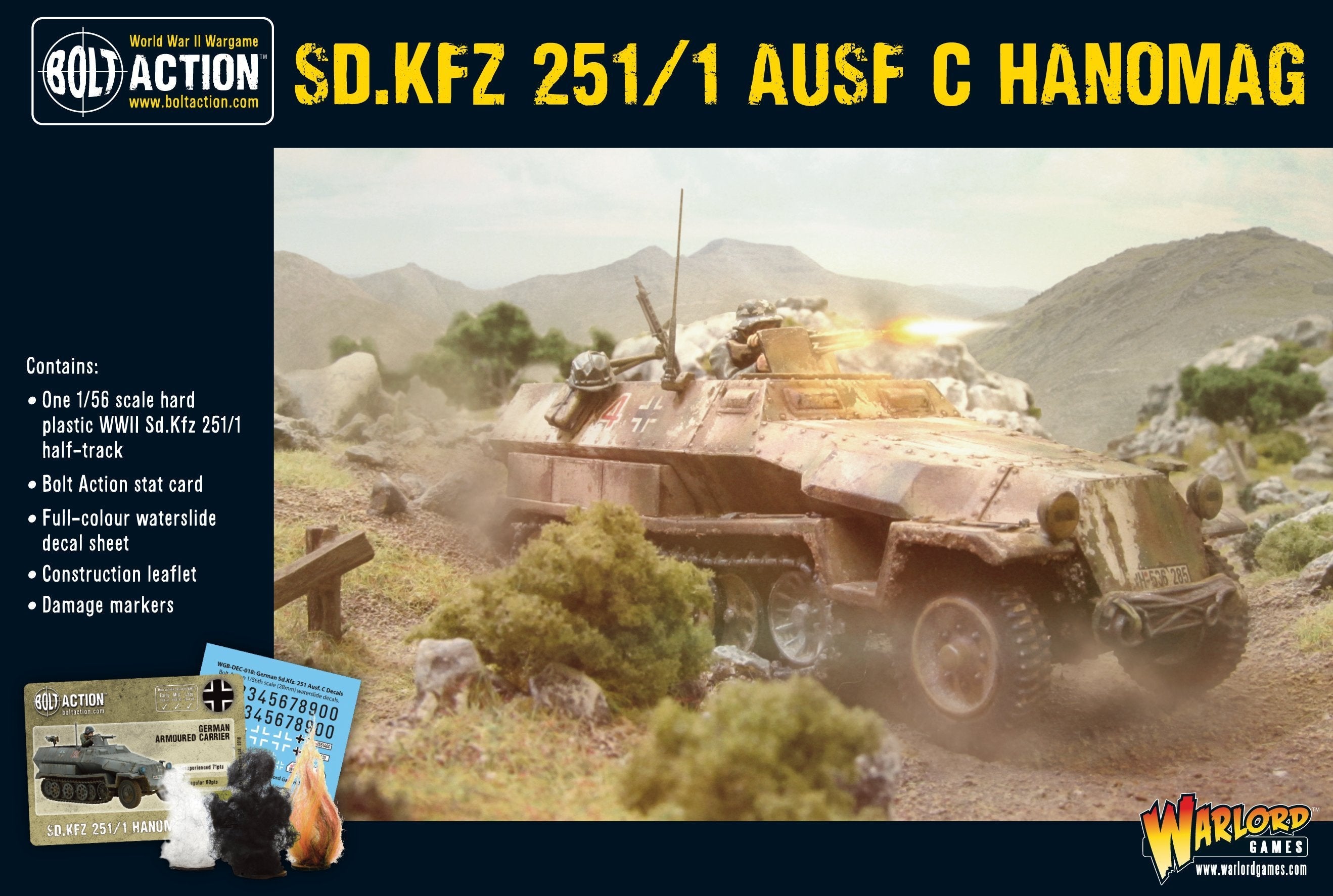 Bolt Action - Sd.Kfz 251 C Hanomag | Grognard Games