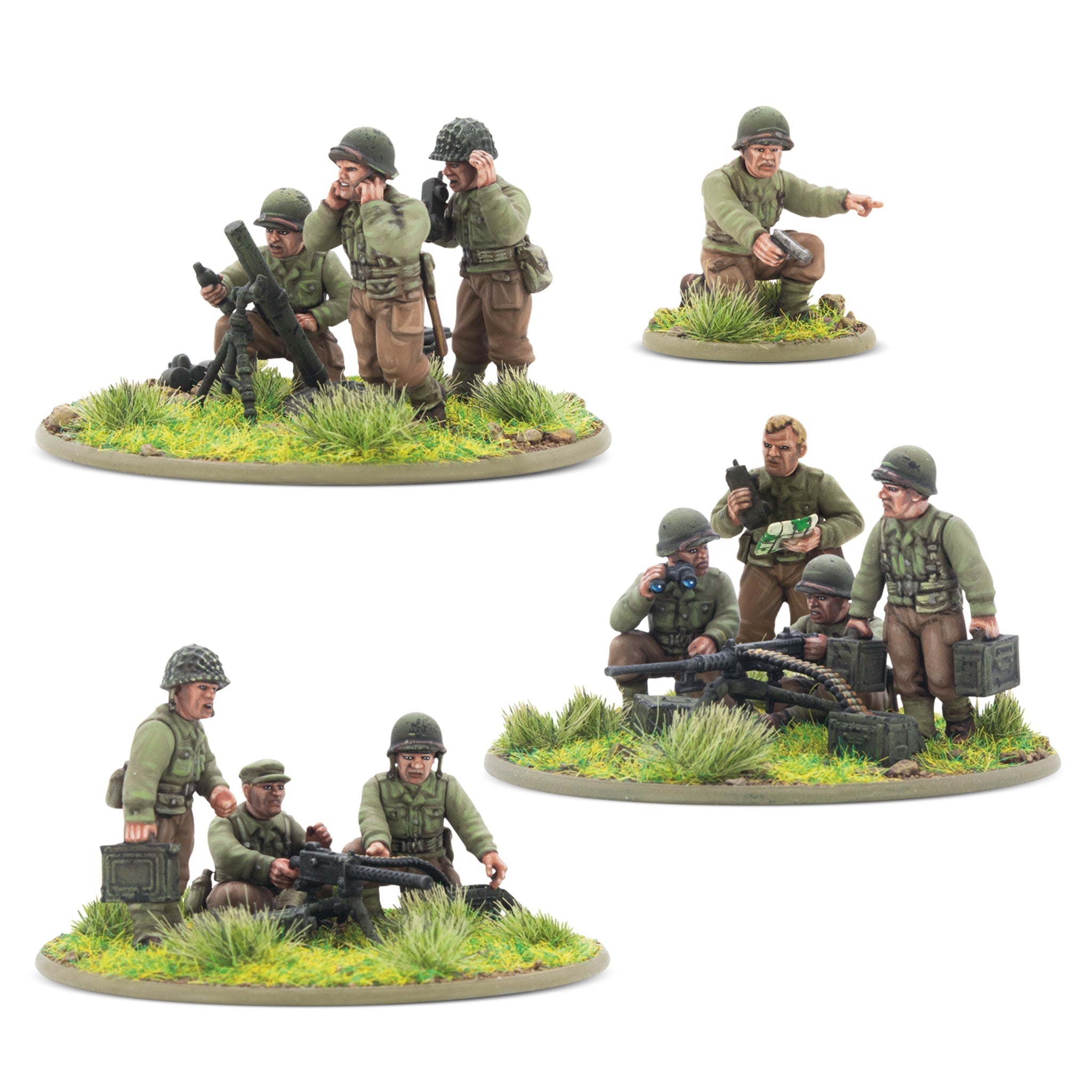 Bolt Action - US Heavy weapons platoon (plastic) | Grognard Games
