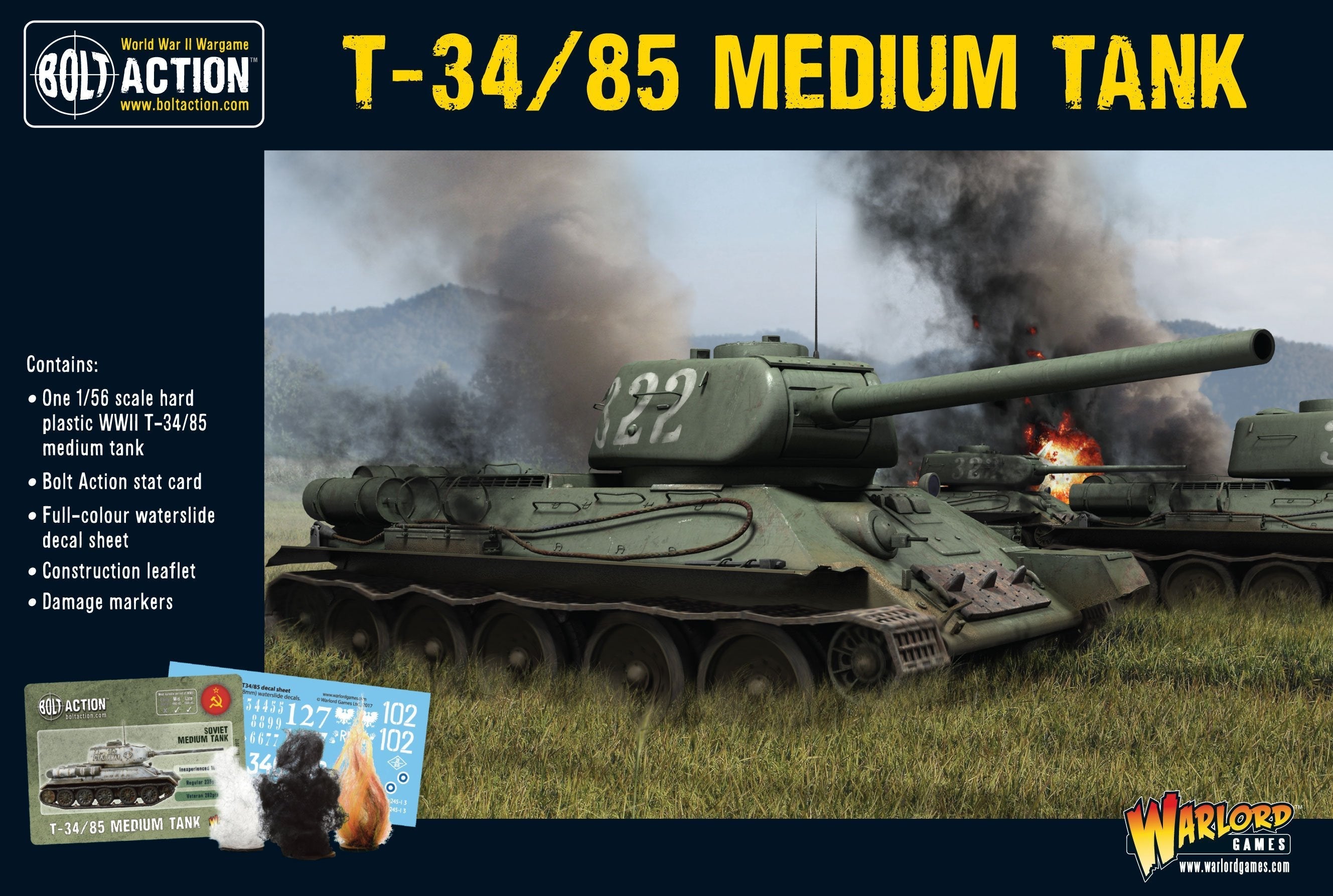 Bolt Action - T-34/85 Medium Tank | Grognard Games