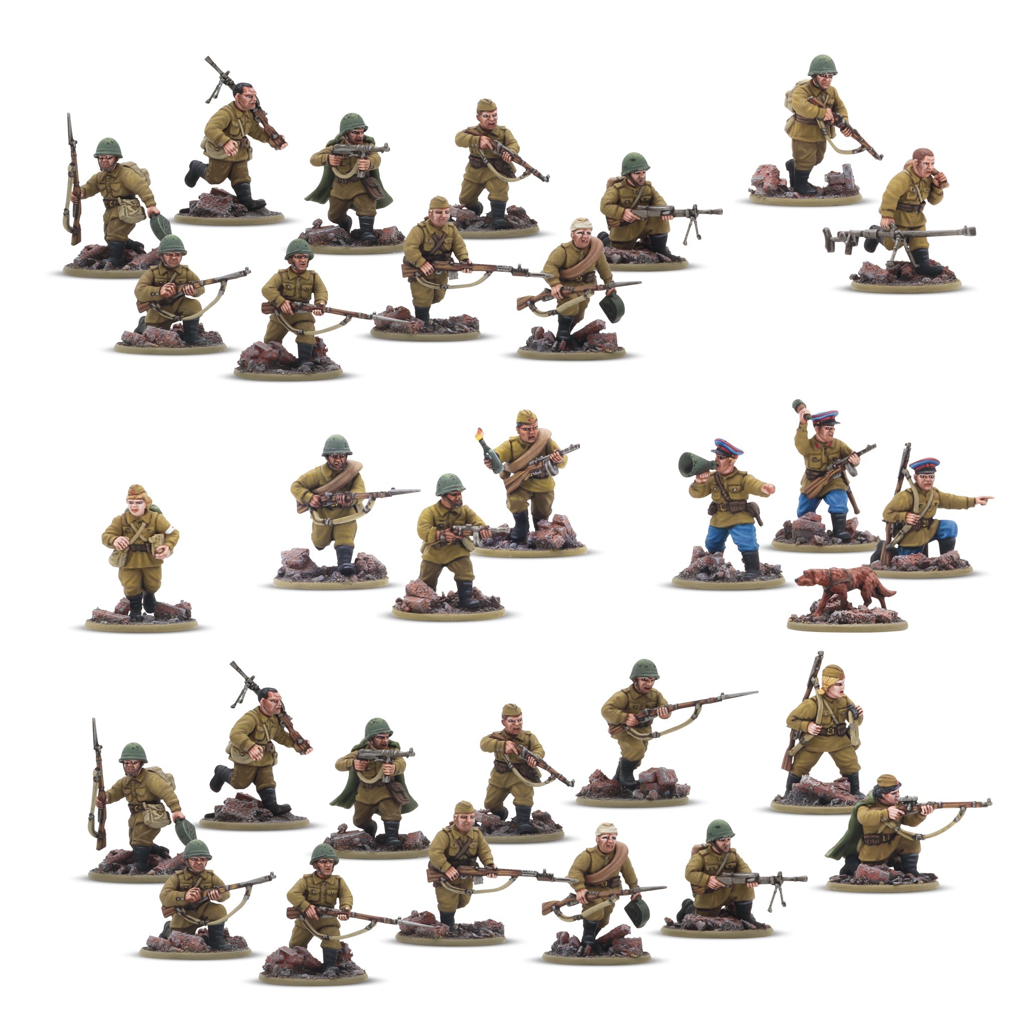 Bolt Action - Soviet Army Infantry Platoon | Grognard Games