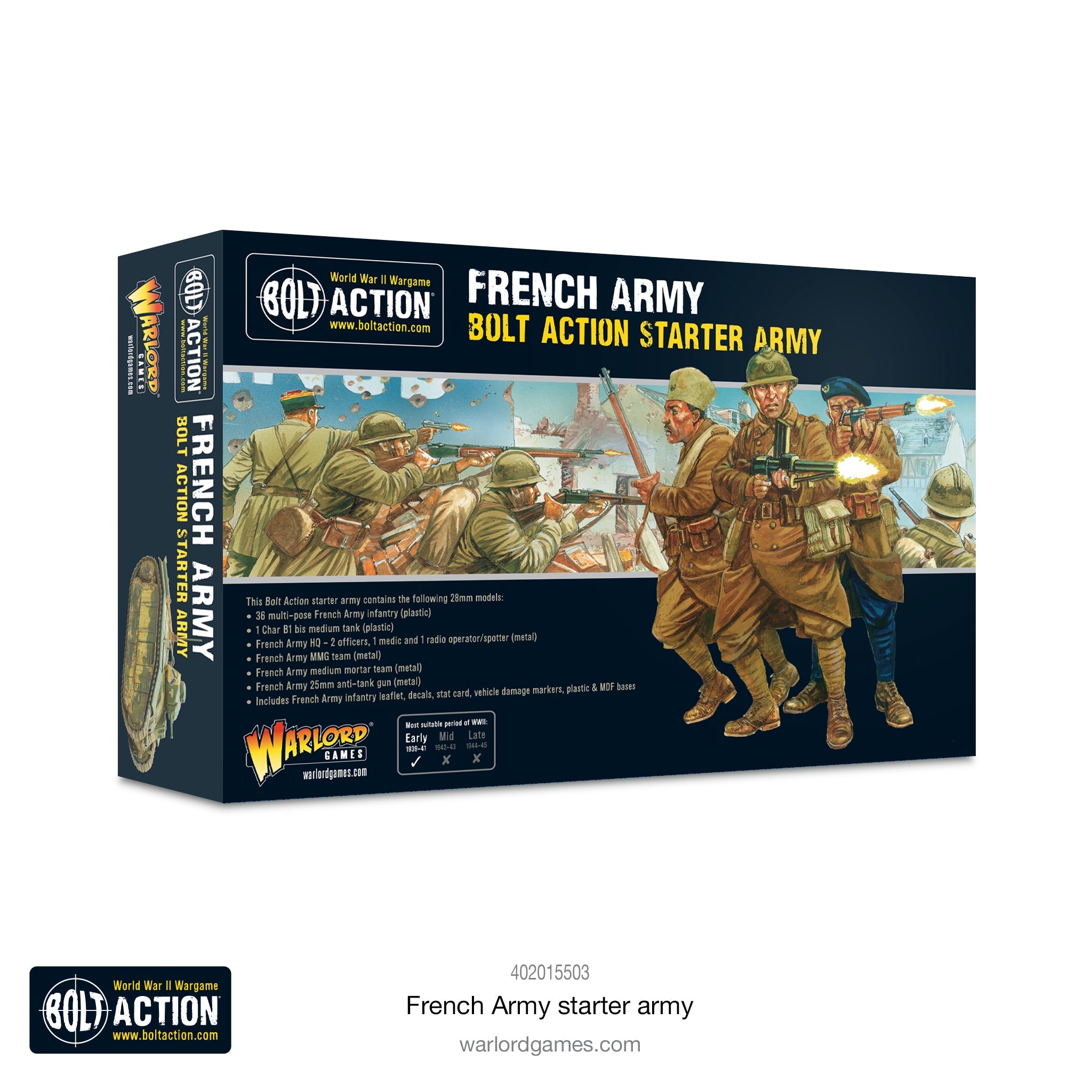 Bolt Action: French Army Starter Army | Grognard Games