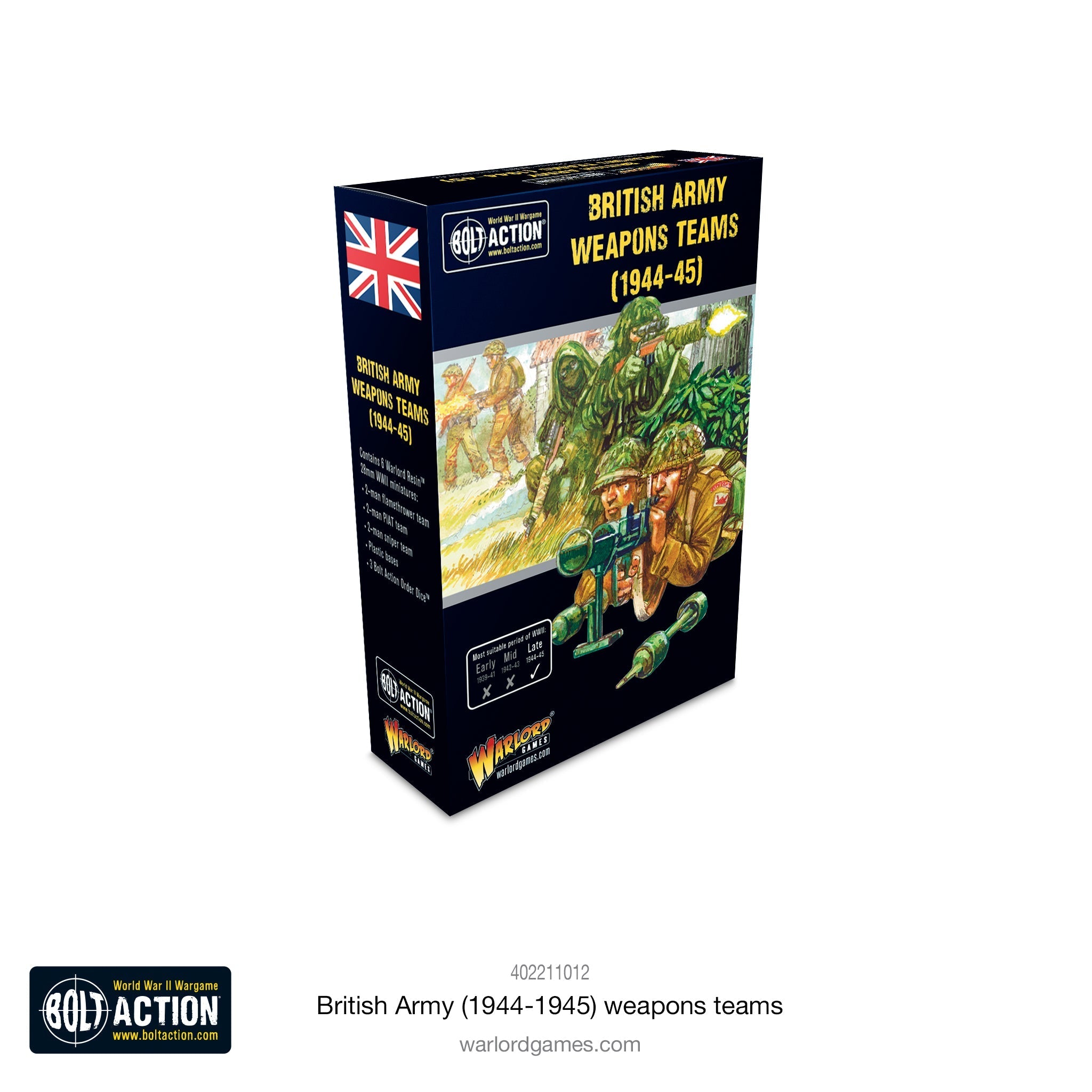 Bolt Action - British Army (1944-45) Weapons Teams | Grognard Games