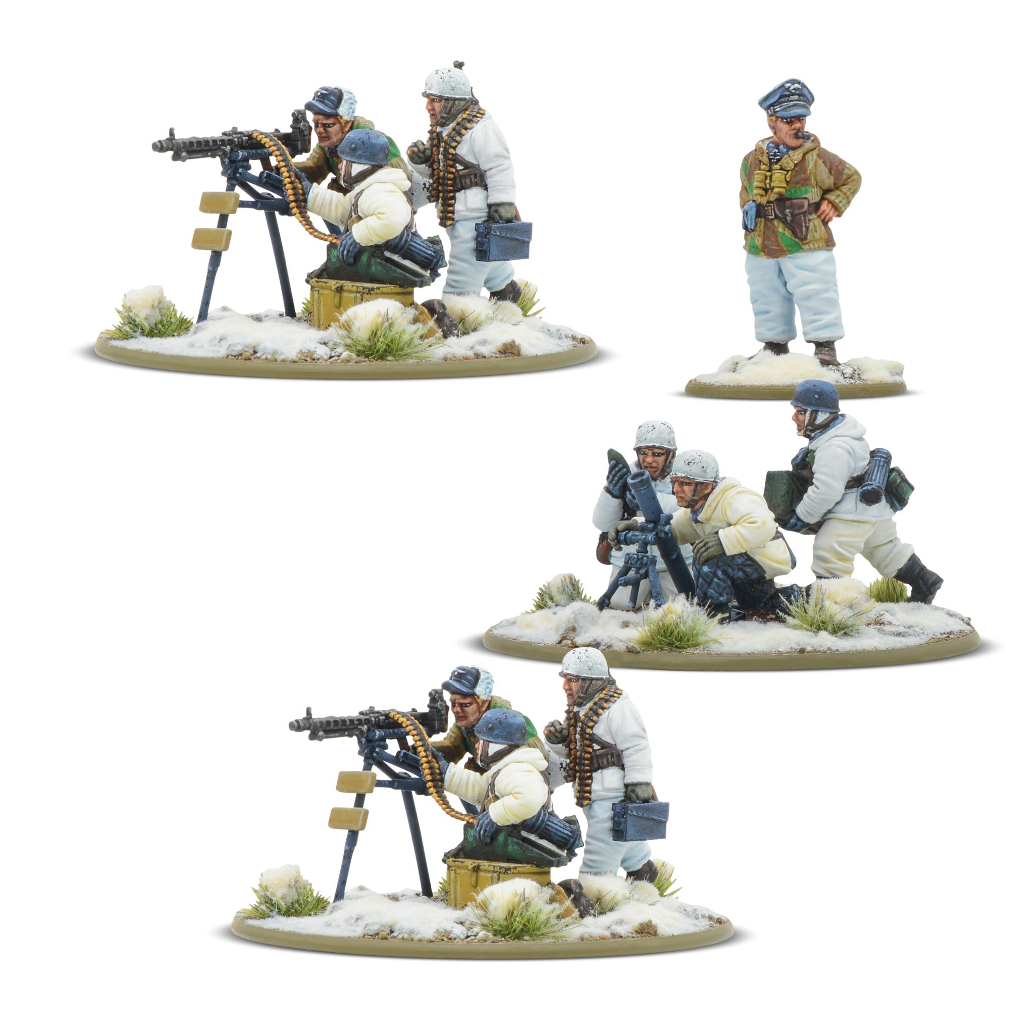 Bolt Action - Winter Fallschirmjäger Heavy Weapons Platoon | Grognard Games