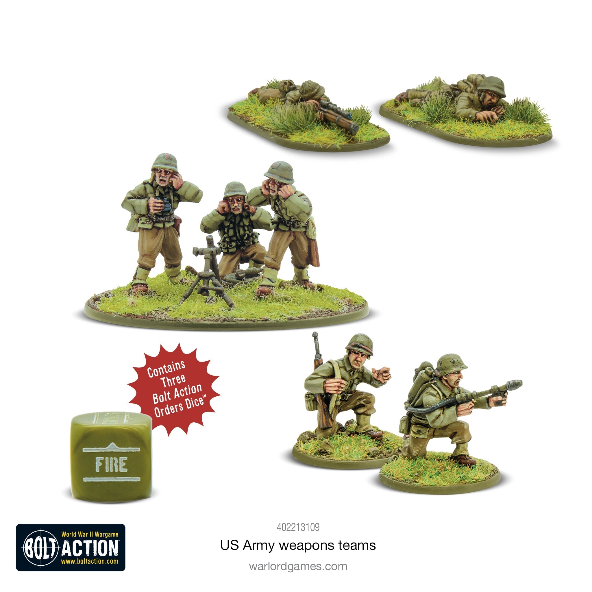 Bolt Action -  US Army Weapons Teams | Grognard Games