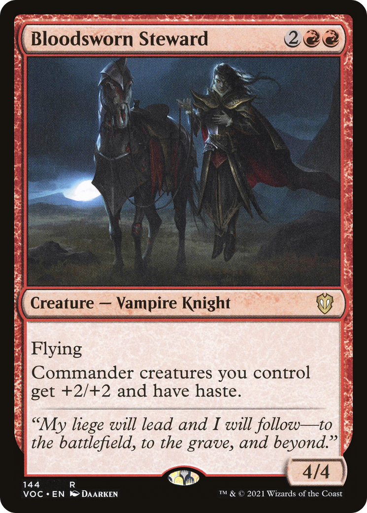 Bloodsworn Steward [Innistrad: Crimson Vow Commander] | Grognard Games