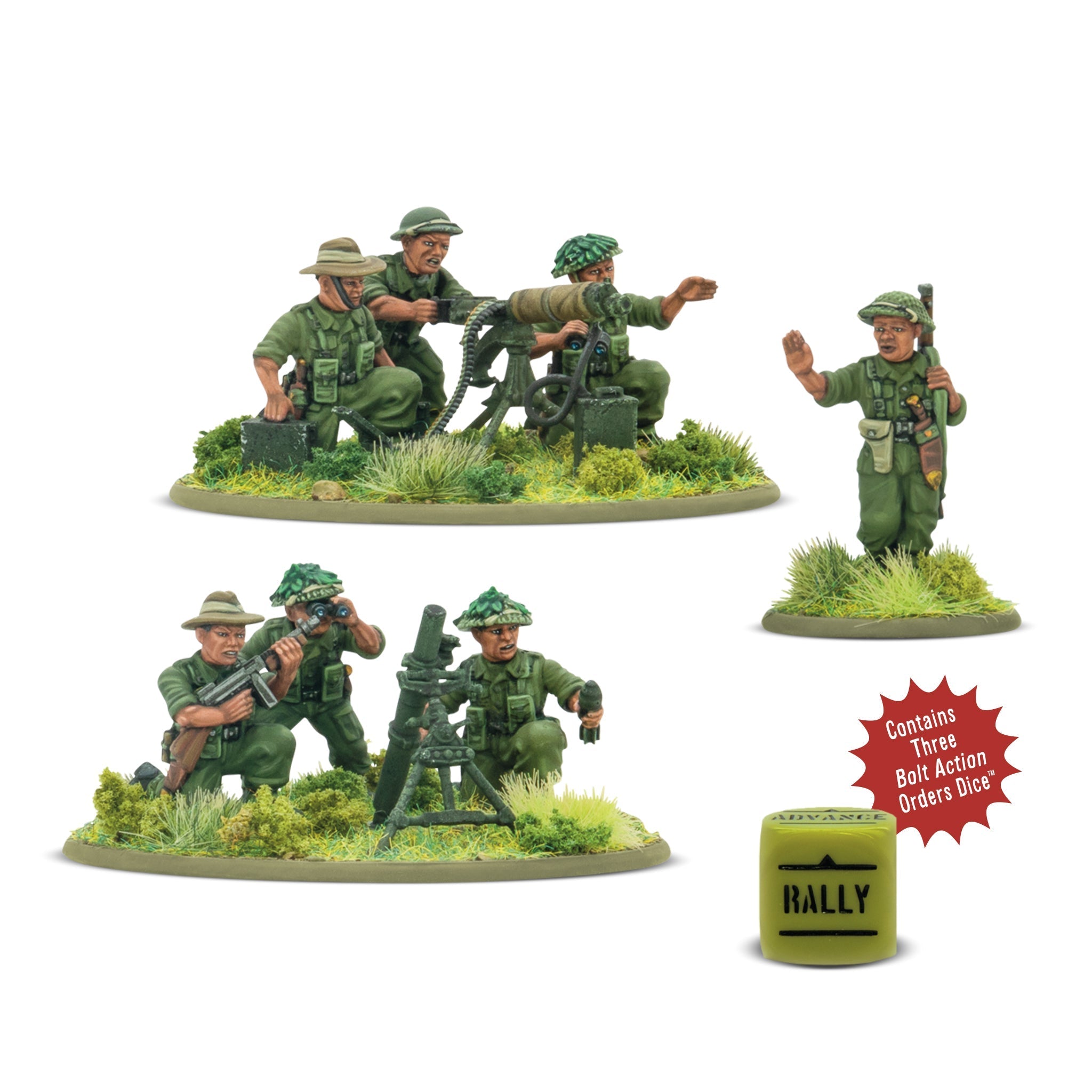 Bolt Action - Gurkha Heavy Weapons Platoon | Grognard Games