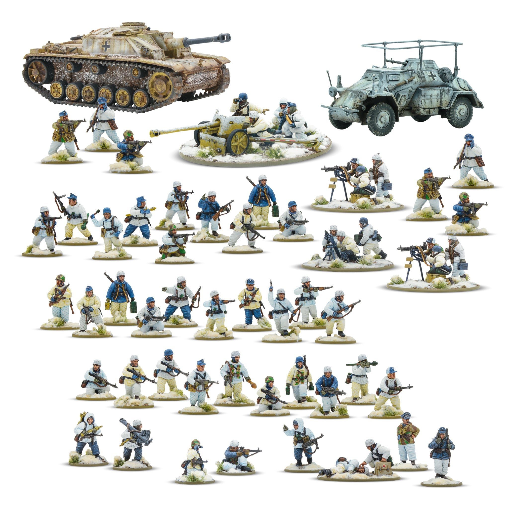Bolt Action  Fallschirmjäger (Winter) Starter Army | Grognard Games