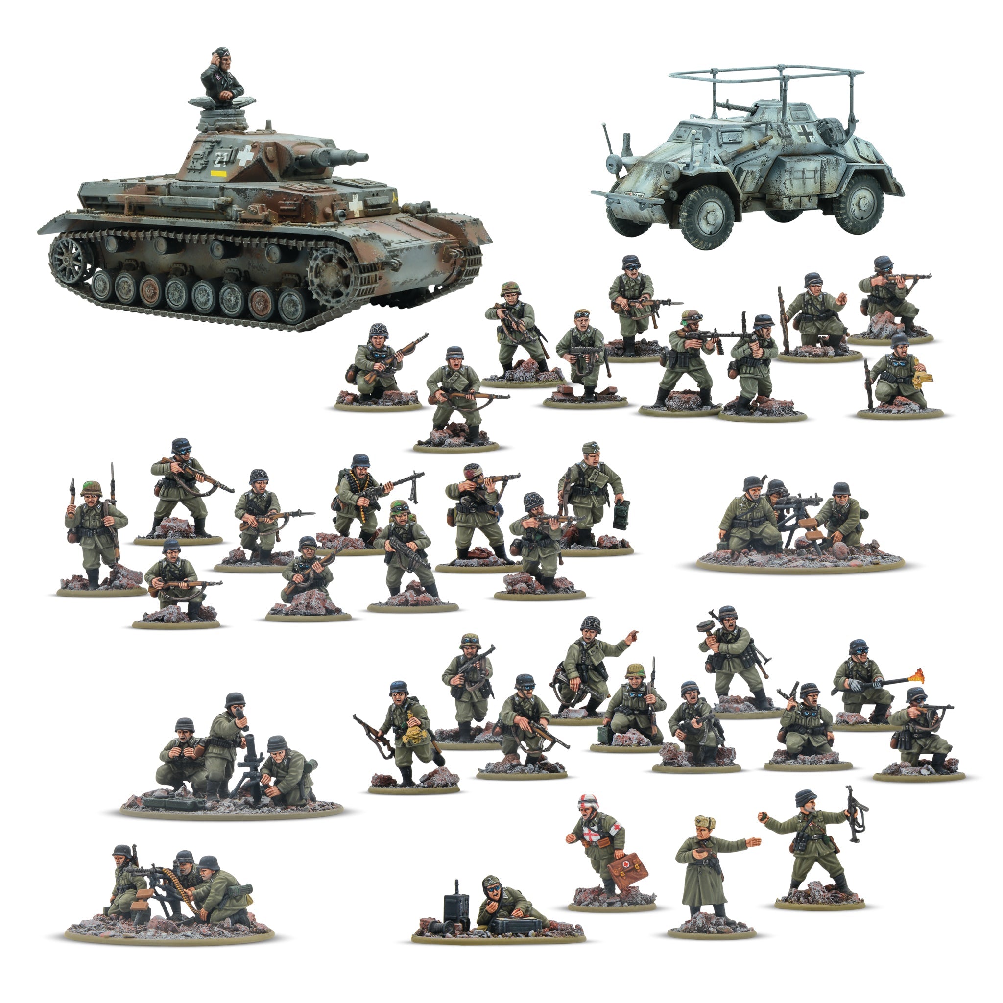 Bolt Action - Rattenkrieg - German Veteran Infantry Starter Army | Grognard Games
