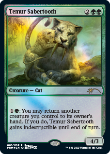 Temur Sabertooth [Year of the Tiger 2022] | Grognard Games