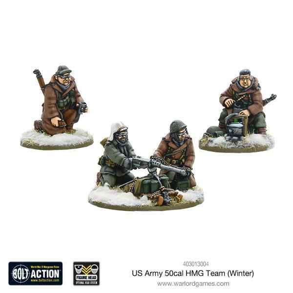 Bolt Action - US Army 50cal HMG Team (Winter) | Grognard Games