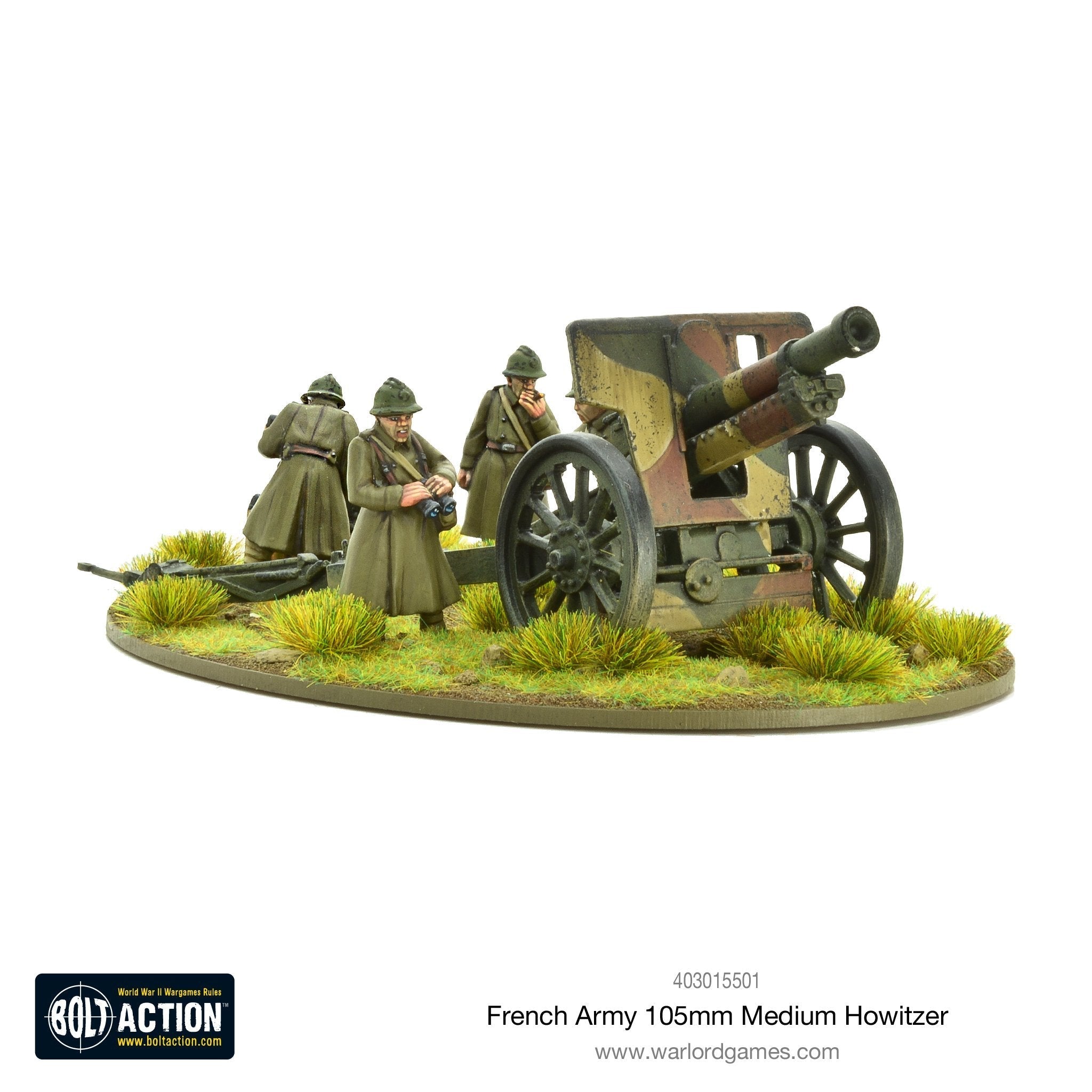 Bolt Action -  French Army 105mm medium howitzer | Grognard Games