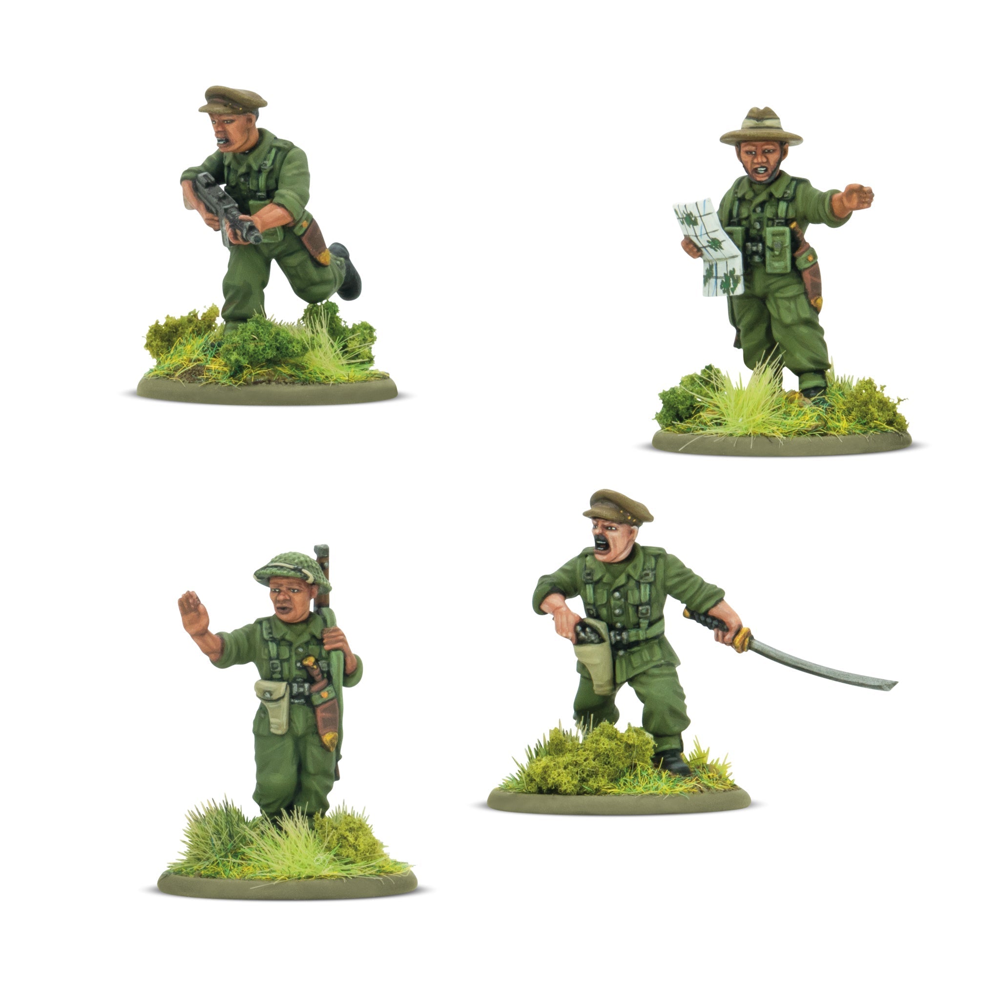 Bolt Action - Gurkha Platoon Commanders | Grognard Games