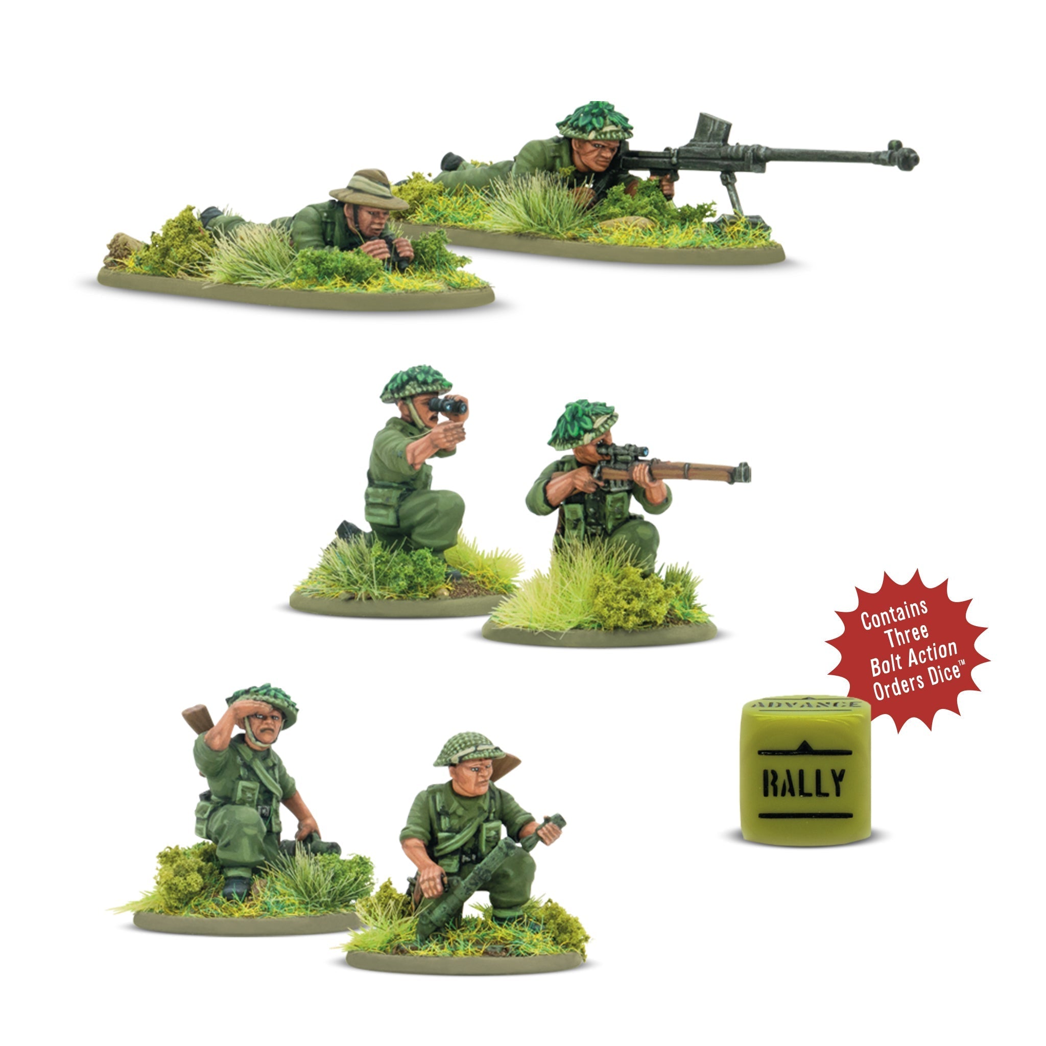 Bolt Action - Gurkha Weapon Teams | Grognard Games