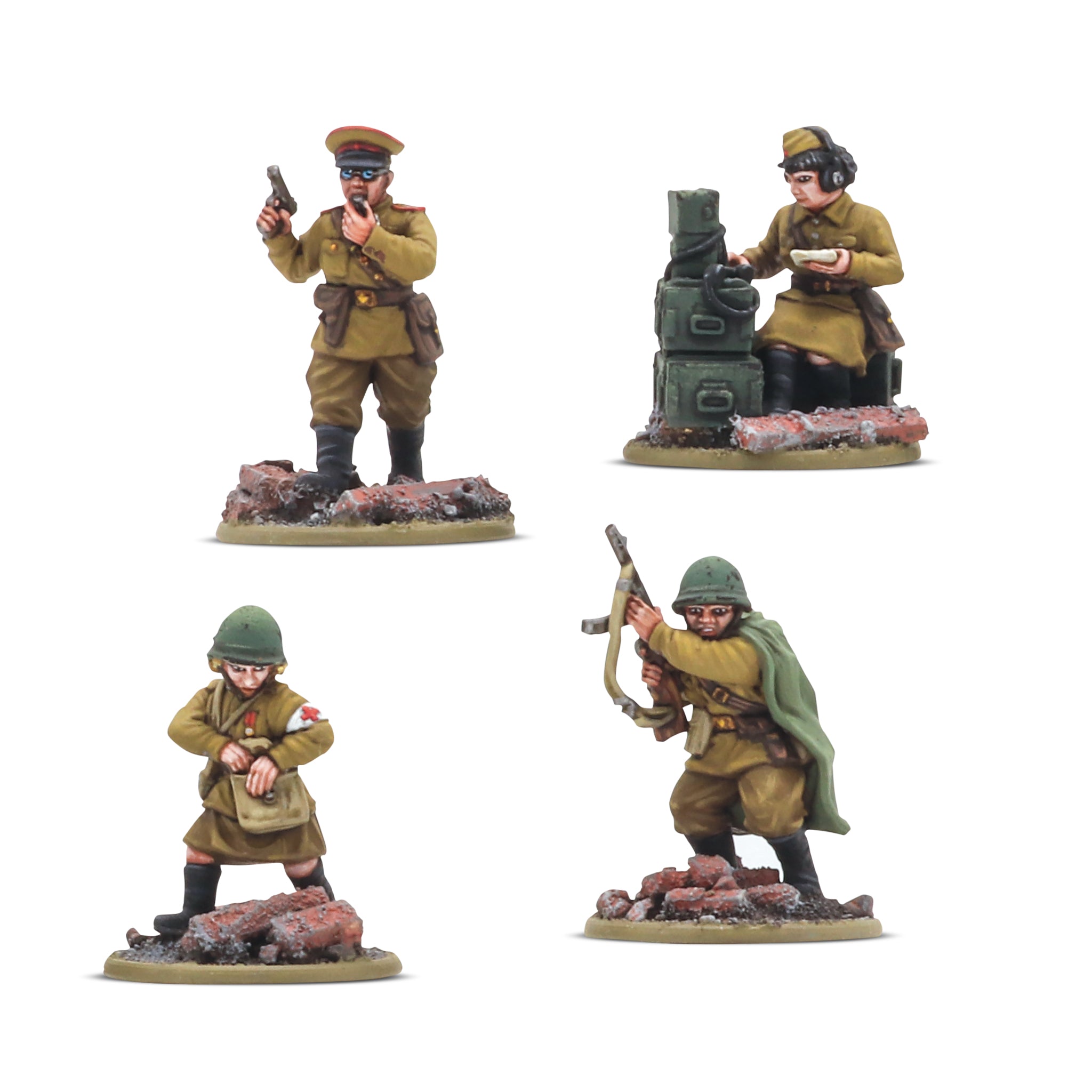 Bolt Action - Soviet Infantry HQ | Grognard Games