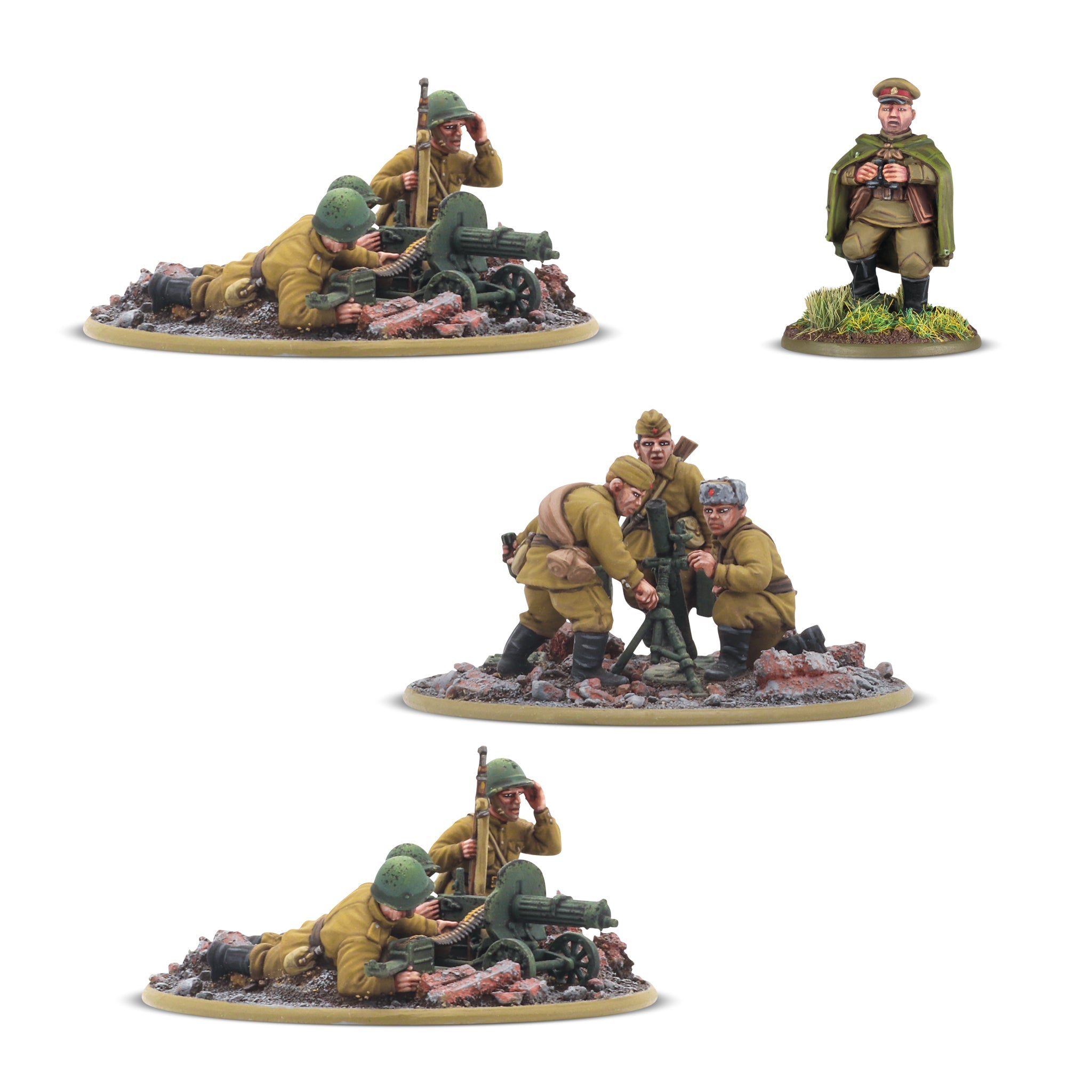 Bolt Action - Soviet Infantry Heavy Weapons Platoon | Grognard Games