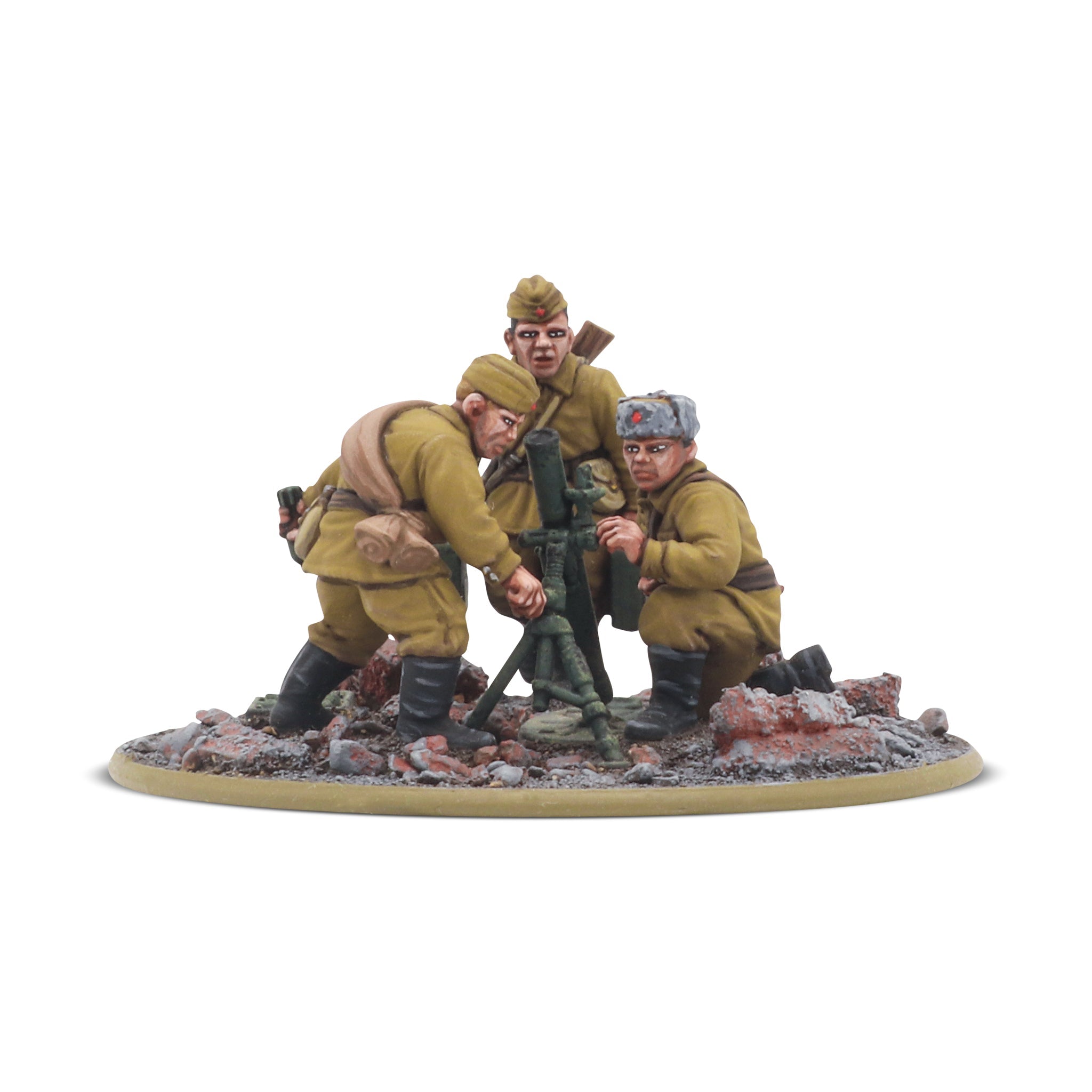 Bolt Action - Soviet Army Medium Mortar Team | Grognard Games