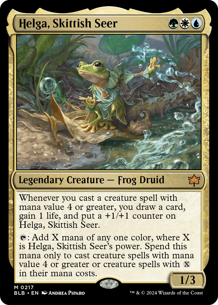 Helga, Skittish Seer [Bloomburrow] | Grognard Games