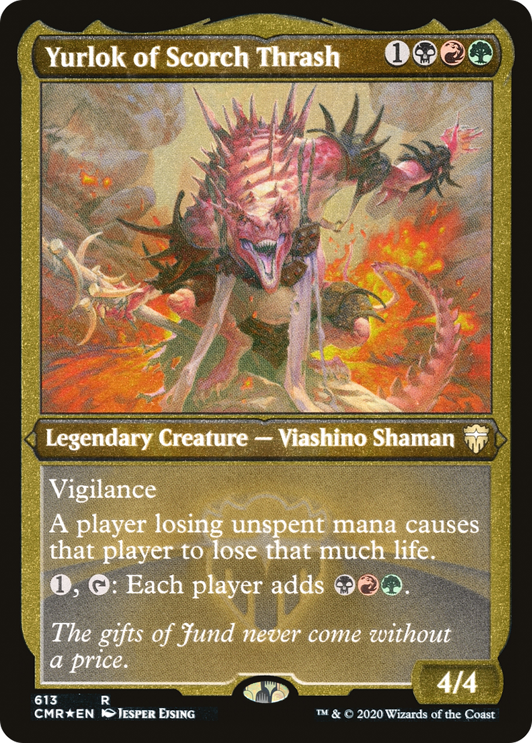 Yurlok of Scorch Thrash (Etched) [Commander Legends] | Grognard Games