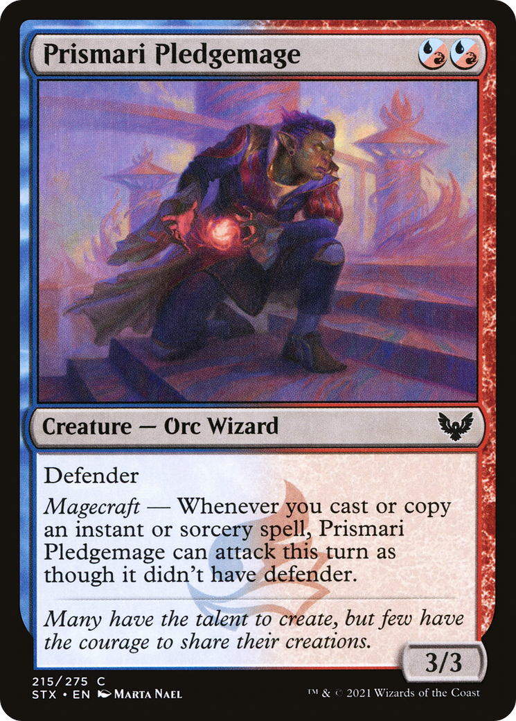 Prismari Pledgemage [Strixhaven: School of Mages] | Grognard Games